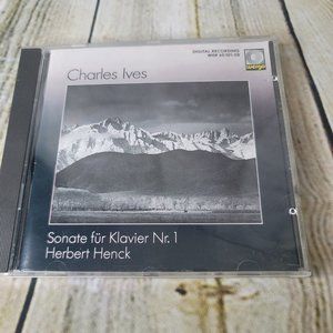 Charles Ives Sonate Fur Klavier Nr. 1 Herbert Henck 1994 German  Audio CD